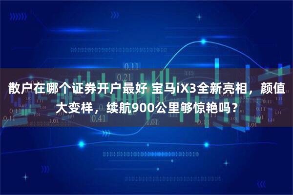 散户在哪个证券开户最好 宝马iX3全新亮相，颜值大变样，续航900公里够惊艳吗？